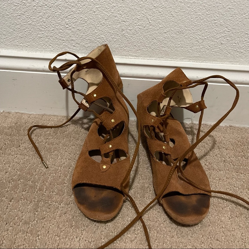 Lace up Gladiator-style sandals